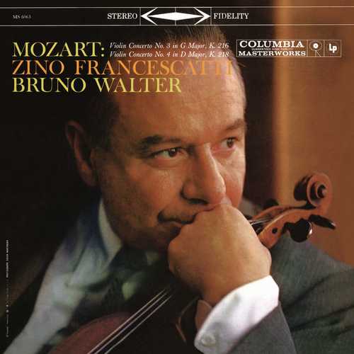 Francescatti, Walter: Mozart - Violin Concertos no.3 & 4. Remastered (24/96 FLAC)