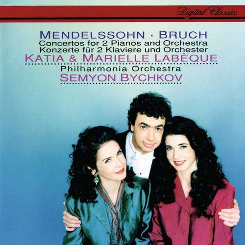Labèque, Bychkov: Mendelssohn, Bruch - Concertos For 2 Pianos (FLAC)