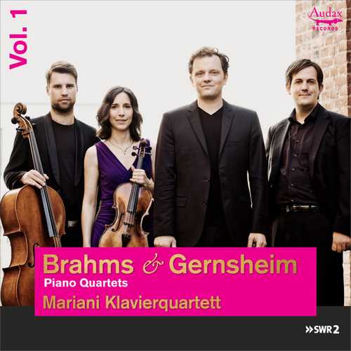 Mariani Klavierquartett: Brahms, Gernsheim - Piano Quartets vol.1 (24/48 FLAC)