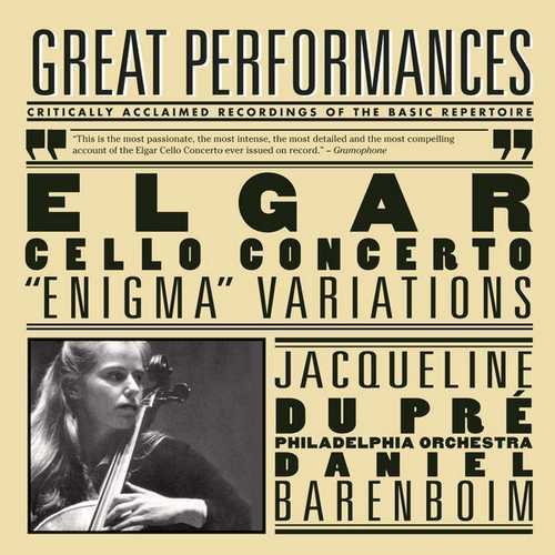 du Pré, Barenboim: Elgar - Cello Concerto, Enigma Variations (FLAC)
