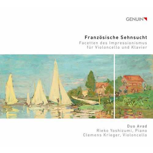 Duo Avad: Französische Sehnsucht. Facetten des Impressionismus für Violoncello und Klavier (24/44 FLAC)