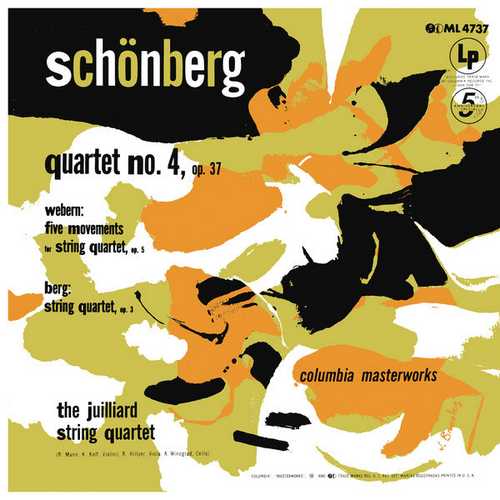 Juilliard String Quartet: Schoenberg - String Quartet no.4, Webern, Berg. Remastered (24/192 FLAC)