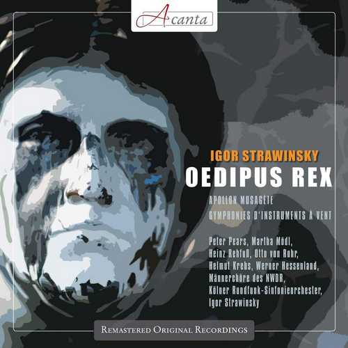 Stravinsky - Oedipus Rex, Apollon Musagète, Symphonies d'Instruments à Vent (FLAC)