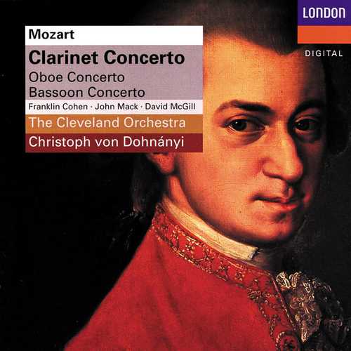 Dohnányi: Mozart - Clarinet Concerto, Oboe Concerto, Bassoon Concerto (FLAC)
