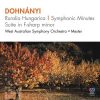 Mester: Dohnányi - Ruralia Hungarica, Symphonic Minutes, Suite in F-Sharp Minor (FLAC)