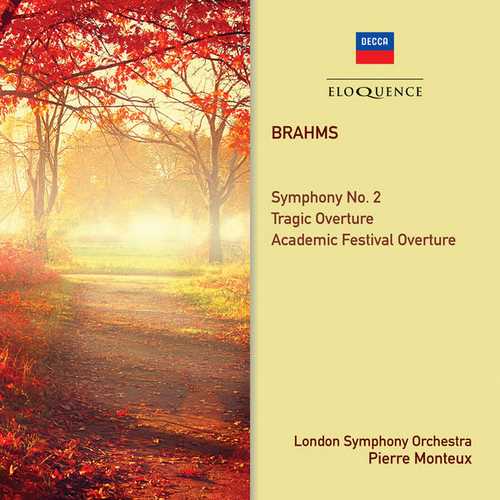 Monteux: Brahms - Symphony no.2, Tragic Overture, Academic Festival Overture (FLAC)