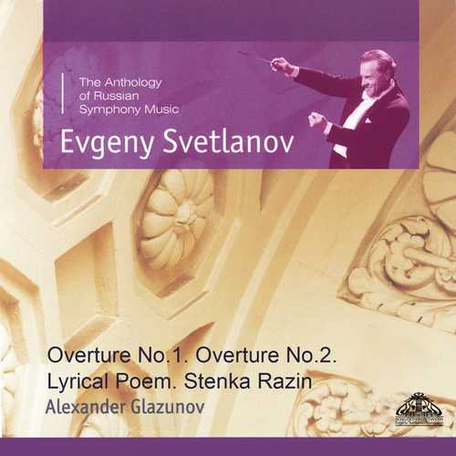 Svetlanov: Glazunov - Overture no.1 & 2, Lyrical Poem, Stenka Razin (FLAC)