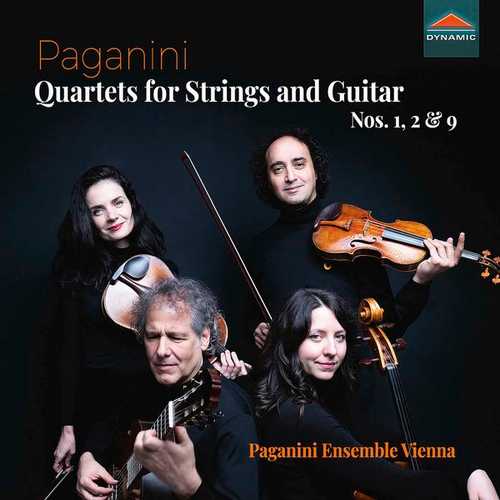 Paganini Ensemble Vienna: Paganini - Quartets for Strings & Guitar no.1, 2 & 9 (24/96 FLAC)