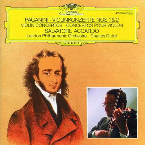 Accardo: Paganini - Violin Concertos no.1 & 2 (FLAC)