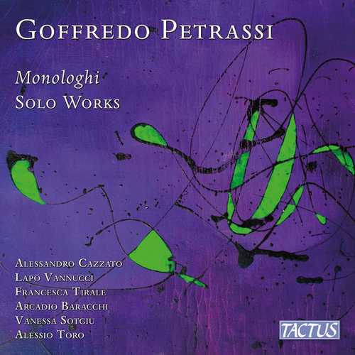 Goffredo Petrassi - Monologhi, Solo Works (FLAC)