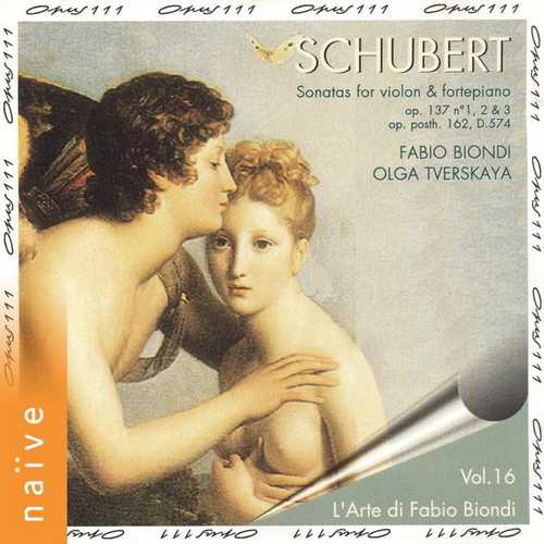 Biondi: Schubert - Sonatas for violon & fortepiano op.137, 162 (FLAC)