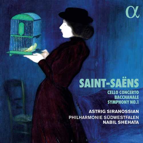 Siranossian, Shehata: Saint-Saëns - Cello Concerto, Bacchanale, Symphony no.1 (24/44 FLAC)