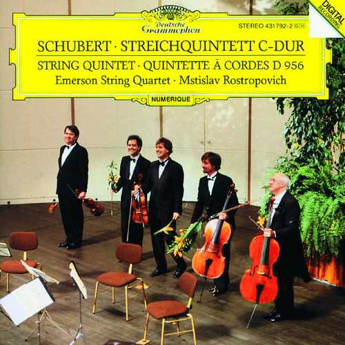 Rostropovich, Emerson String Quartet: Schubert - String Quintet D956 (FLAC)