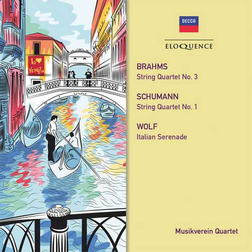 Musikverein Quartet: Brahms, Schumann - String Quartets; Wolf - Italian Serenade (FLAC)
