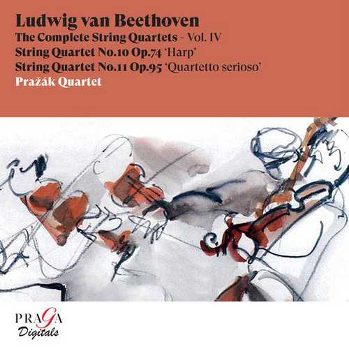 Pražák Quartet: Beethoven - The Complete String Quartets vol.4 (24/96 FLAC)