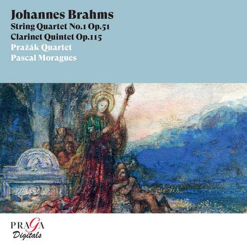 Prazak Quartet, Moraguès: Brahms - String Quartet no.1, Clarinet Quintet (24/96 FLAC)