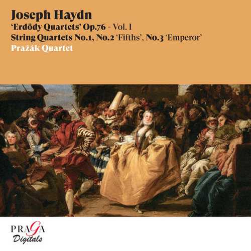 Pražák Quartet: Haydn - Erdody Quartets op.76 vol.1 (24/96 FLAC)