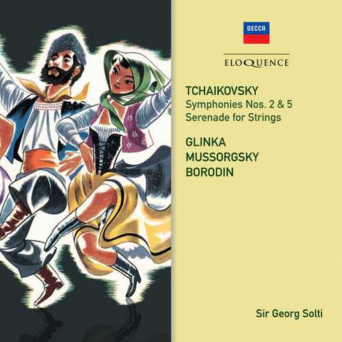 Solti: Tchaikovsky - Symphonies no.2 & 5, Serenade; Glinka; Mussorgsky; Borodin (FLAC)