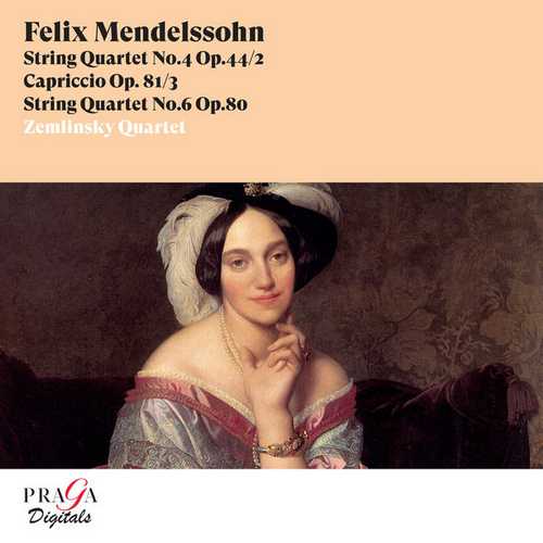 Zemlinsky Quartet: Mendelssohn - String Quartets no.4 & 6, Capriccio op.81/3 (24/96 FLAC)