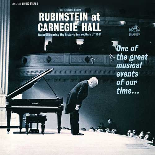 Highlights from "Rubinstein at Carnegie Hall" (FLAC)