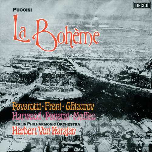 Pavarotti, Freni, Ghiaurov, Harwood, Panerai, Maffeo, Karajan: Puccini - La Bohème (24/96 FLAC)