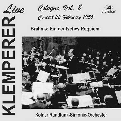 Klemperer Live. Cologne vol.8 (24/96 FLAC)