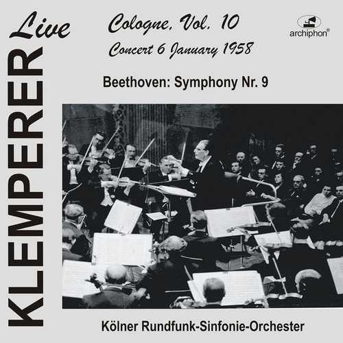 Klemperer Live. Cologne vol.10 (24/96 FLAC)