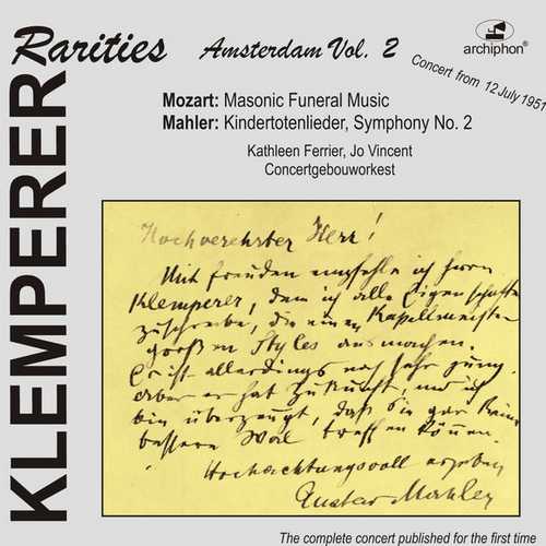 Klemperer Rarities. Amsterdam vol.2 (FLAC)