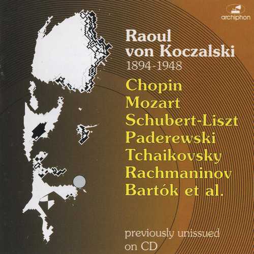 Raoul von Koczalski - Piano Recital (FLAC)