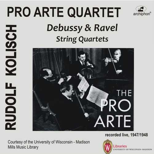 Pro Arte Quartet: Debussy & Ravel - String Quartets (FLAC)