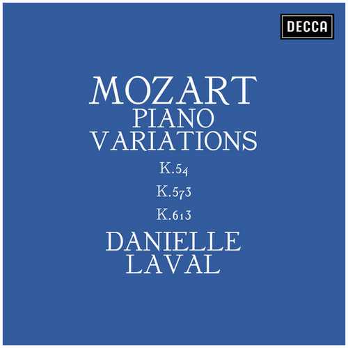 Danielle Laval: Mozart - Piano Variations K.54, K.573, K.613 (FLAC)