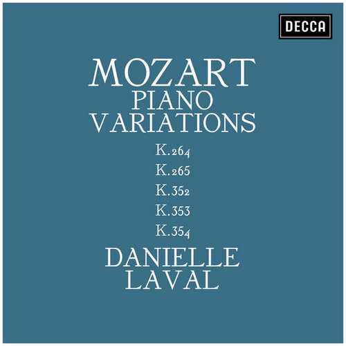 Danielle Laval: Mozart - Piano Variations K.264, K. 265, K.352, K.353, K.354 (FLAC)