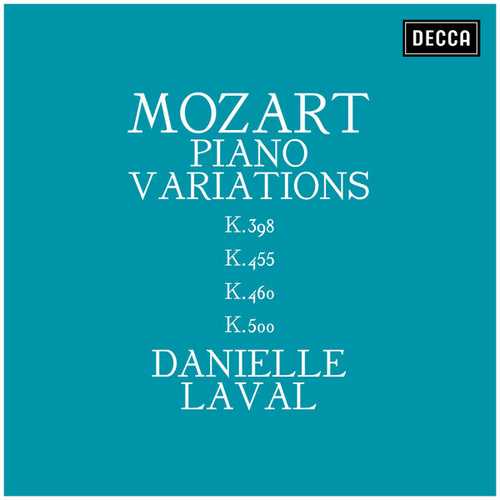 Danielle Laval: Mozart - Piano Variations K.398, K.455, K.460, K.500 (FLAC)