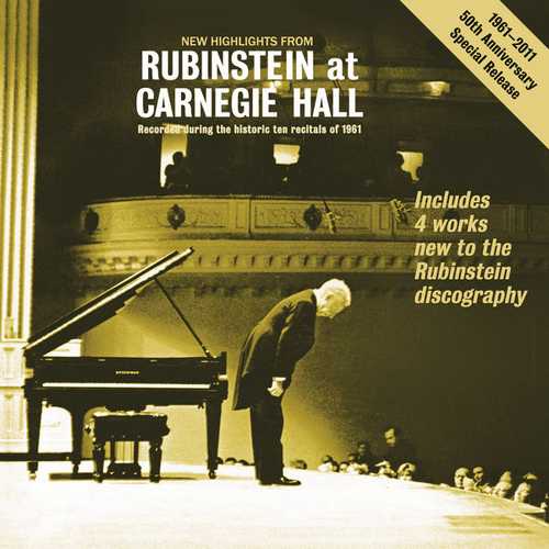 New Highlights from "Rubinstein at Carnegie Hall" (24/44 FLAC)