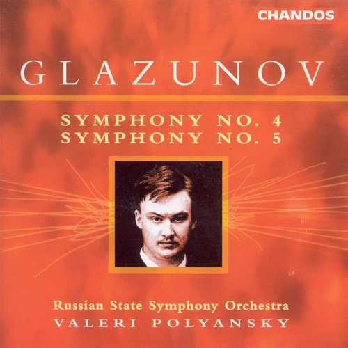 Polyansky: Glazunov - Symphonies no.4 & 5 (FLAC)