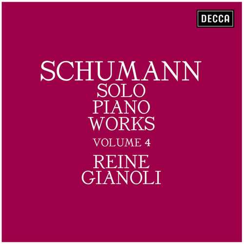 Reine Gianoli: Schumann - Solo Piano Works vol.4 (FLAC)