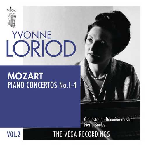 Loriod: Mozart - Piano Concertos no.1-4 (FLAC)