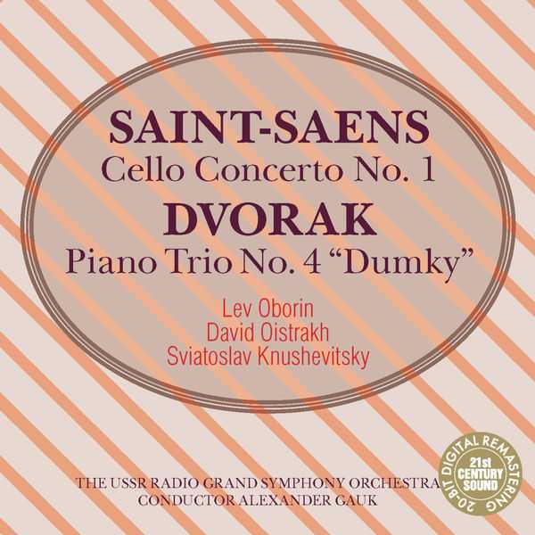 Gauk: Saint-Saëns - Cello Concerto no.1; Dvořák - Piano Trio no.4 Dumky (FLAC)