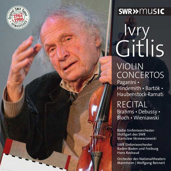 Ivry Gitlis - Violin Concertos, Recital (FLAC)