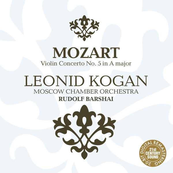Kogan, Barshai: Mozart - Violin Concerto no.5 in A Major (FLAC)