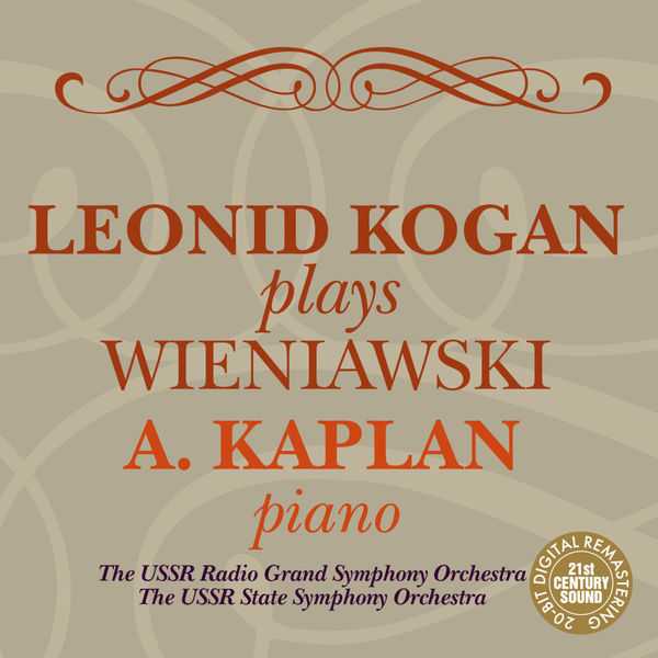 Leonid Kogan Plays Wieniawski (FLAC)
