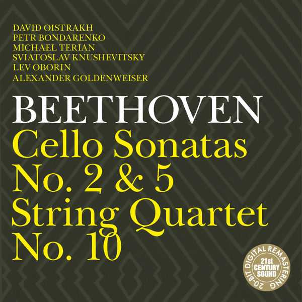 Beethoven - Cello Sonatas no.2 & 5, String Quartet no.10 (FLAC)