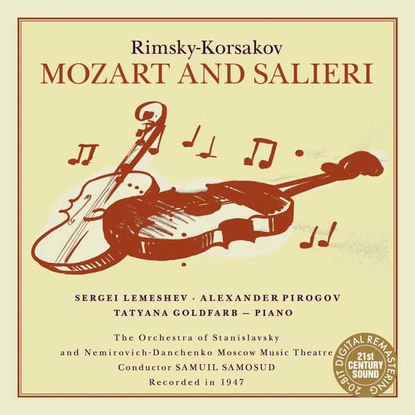 Lemeshev, Samosud: Rimsky-Korsakov - Mozart and Salieri (FLAC)