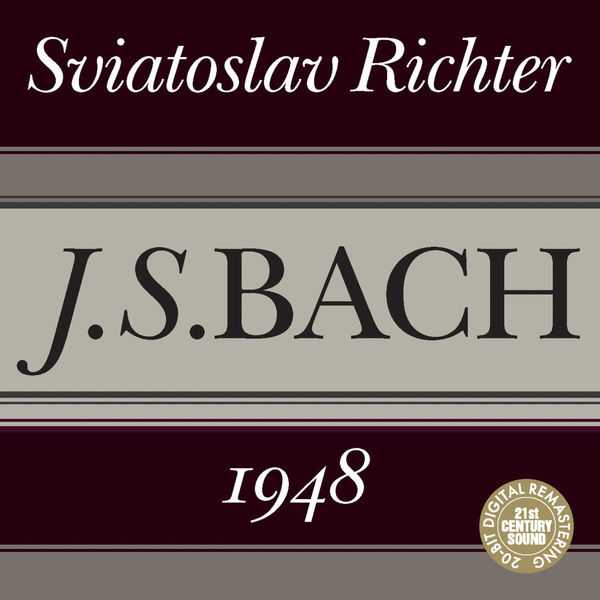 Sviatoslav Richter: Bach - English Suite no.3, Italian Concerto and Fuge. 1948 (FLAC)