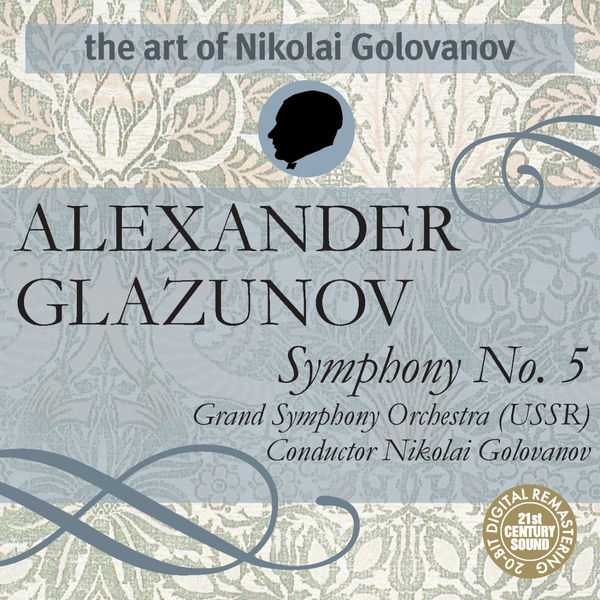 The Art of Nikolai Golovanov: Glazunov - Symphony no.5 (FLAC)