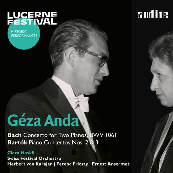 Géza Anda, Clara Haskil: Bach - Concerto for Two Pianos; Bartók - Piano Concertos (24/48 FLAC)