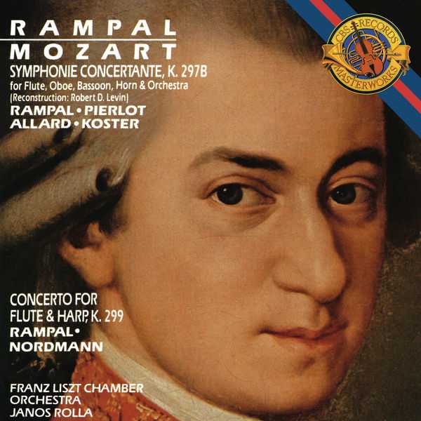 Rampal: Mozart - Sinfonia Concertante K.297b, Concerto for Flute and Harp K.299 (FLAC)