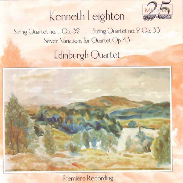 Edinburgh Quartet: Kenneth Leighton - String Quartet no.1, String Quartet no.2, Seven Variations for Quartet op.43 (FLAC)