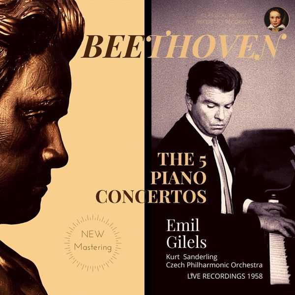 Emil Gilels, Kurt Sanderling: Beethoven - The 5 Piano Concertos (FLAC)