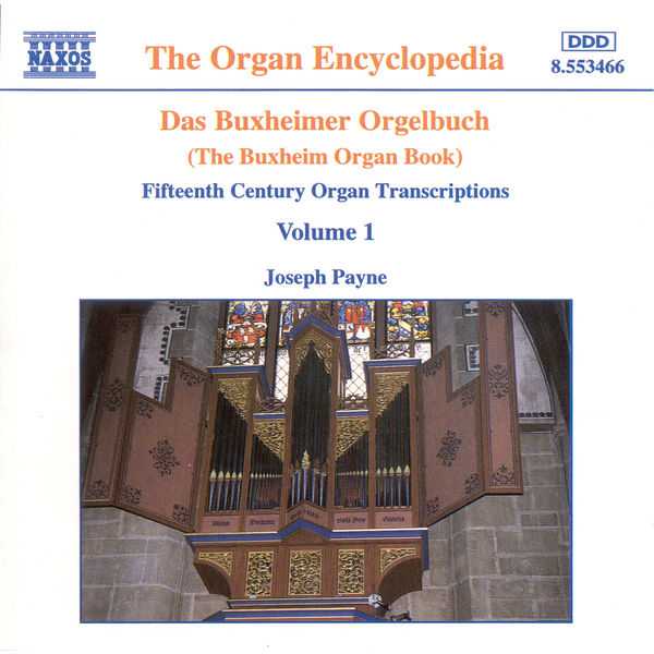 Joseph Payne: The Buxheim Organ Book vol.1 (FLAC)